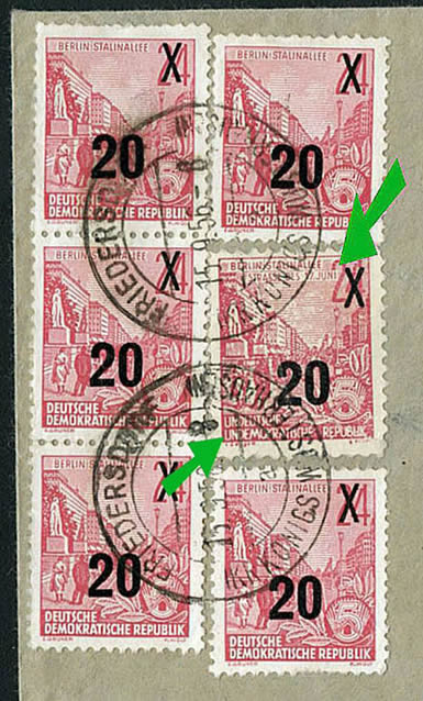 Propagande contre le 17 juin 1953 sur lettre