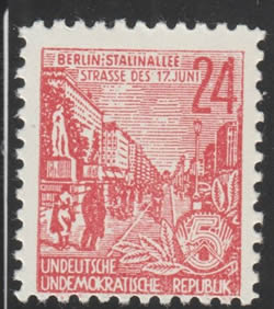 Timbre de propagande contre la répression ouvrière