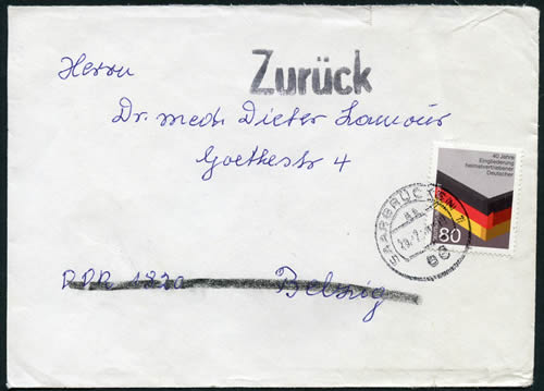 Incorporation des réfugiés de l'Est