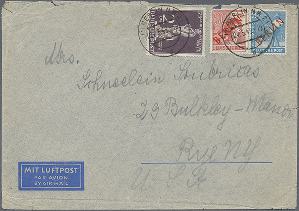 courrier a"rien payé en CRI