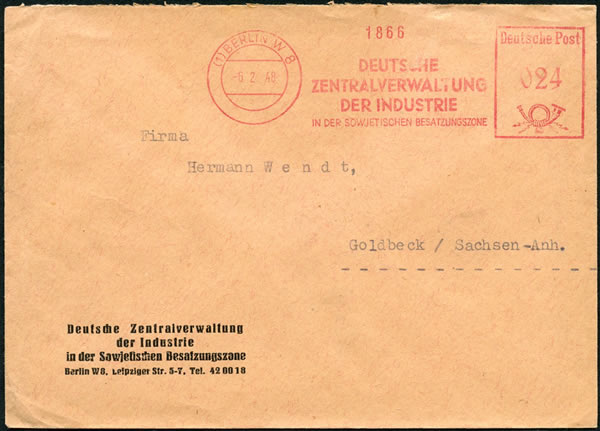 Direction centrale de l'industrie en SBZ