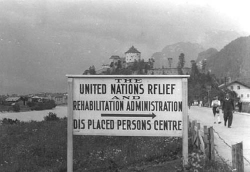 Camp de personnes déplacées en Allemagne