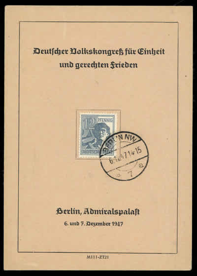 Congrès du peuple Berlin 1947