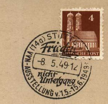 Exposition de Stuttgart La Paix mais pas la soumission