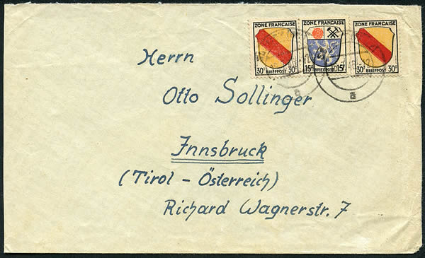 ZOF lettre pour l'étranger