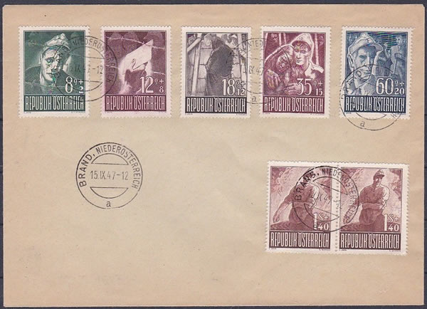 Série à surtaxe pour les prisonniers de guerre autrichiens