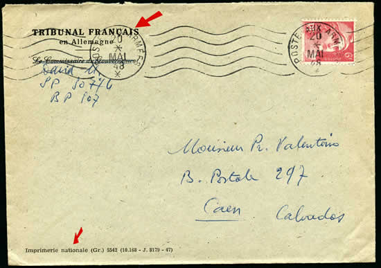 Tribunal français en allemagne