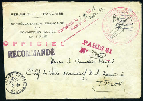 représentation Française en Italie