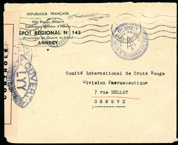 Dépot de prisonniers de guerre d'Annecy