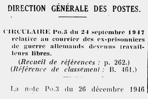 Prisonniers transformés en travailleurs libres
