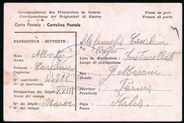 Prisonnier italien au Maroc