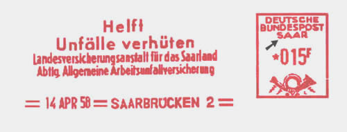 EMA Deutsche Bundespost SAAR