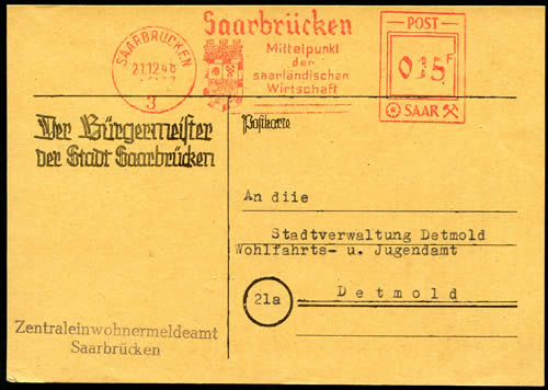 EMA francotyp sans numéroteur 