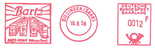 EMA Hasler avec légende Saarland