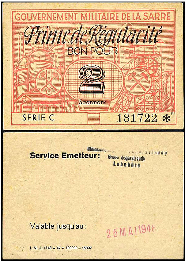 Prime de régularité  2 Saarmark