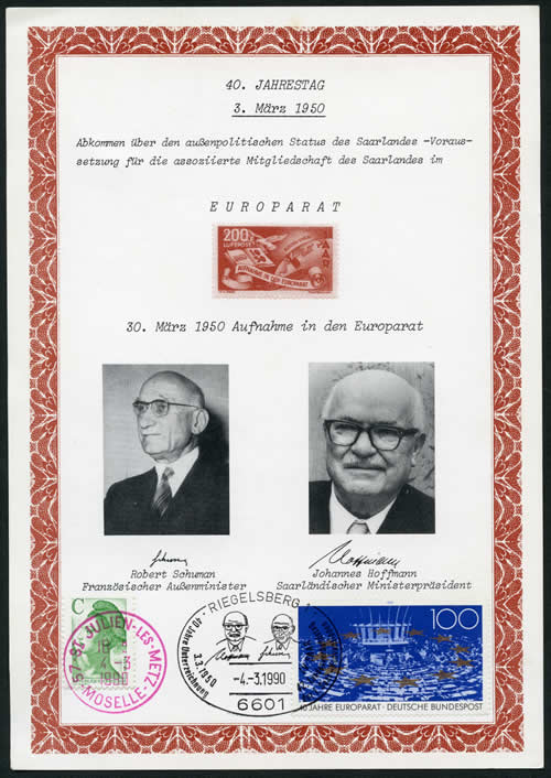 Commémoration des accords du 3 mars 1950