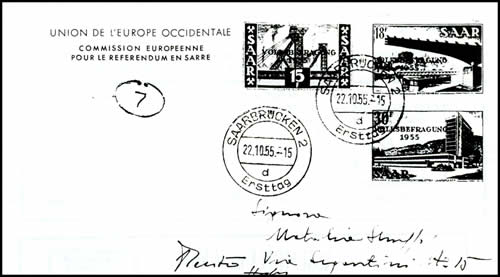 Commission UEO en Sarre