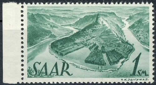 Timbre à 1 saarmark