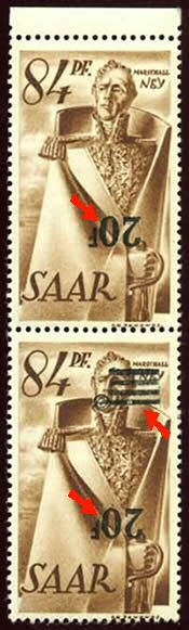 Surcharge renversée