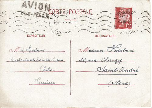 Griffe de taxe aérienne perçue de Dakar