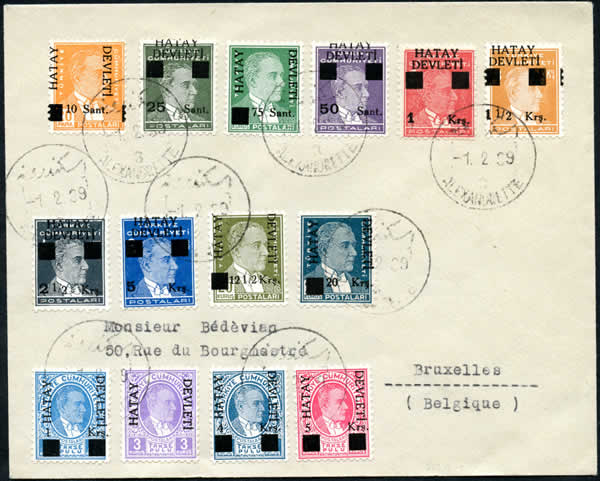 1ère émission sur lettre