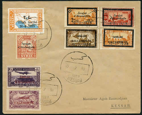 Affranchissement philatélique mixte