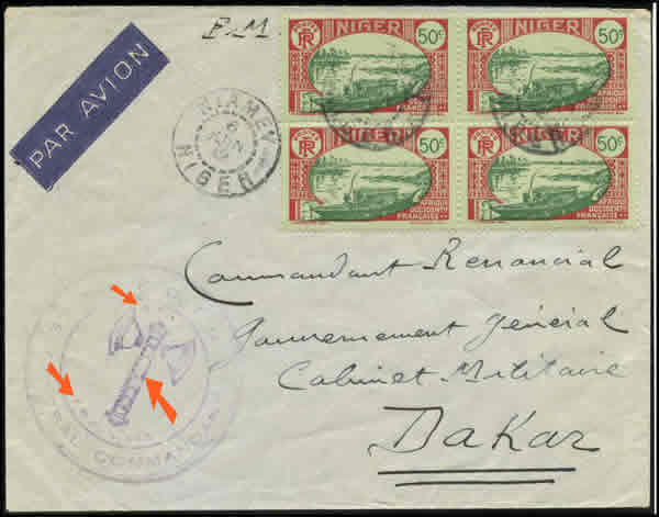 cachet francisque au Niger