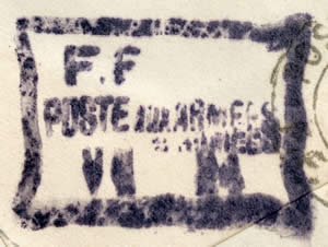 cachet vaguemestre d'étape