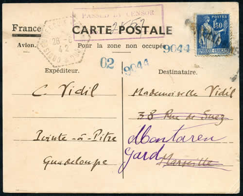 Carte de Guadeloupe pour la ZNO