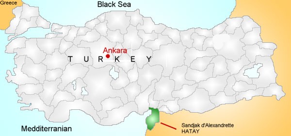 Carte Hatay