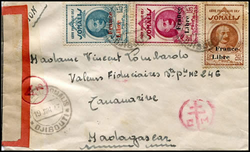 France Libre sur lettre