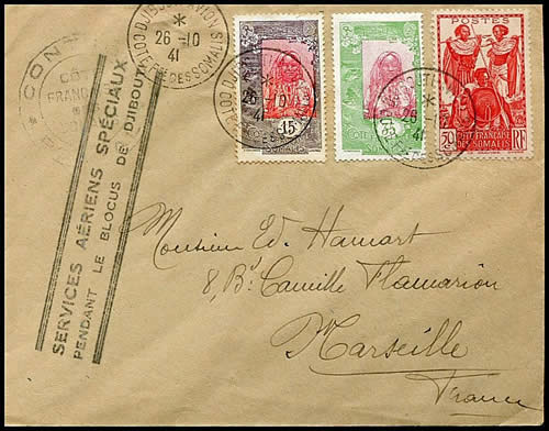 Griffe service spéciaux pendant le blocus