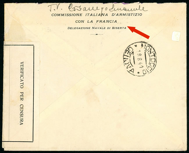 Commission d'Armistice Italienne à Bizerte