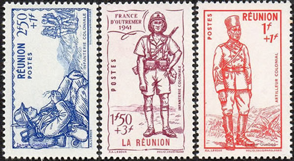 Série Défense de la France légende Réunion