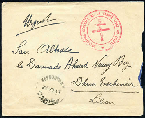 Délégation France LIbre au Levant