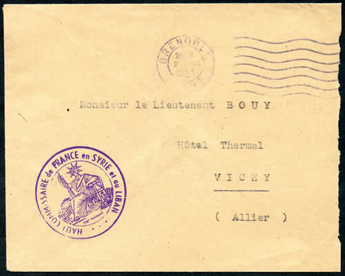 Général Dentz en 1943