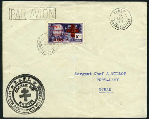 Escale de Bangui des FAFL