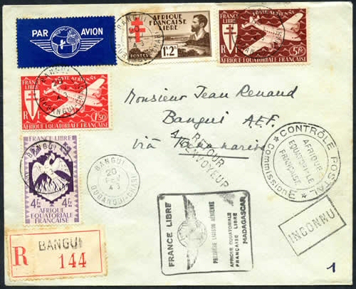 Première liaison AEF madagascar