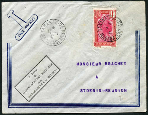 2ème essai vol madagascar réunion