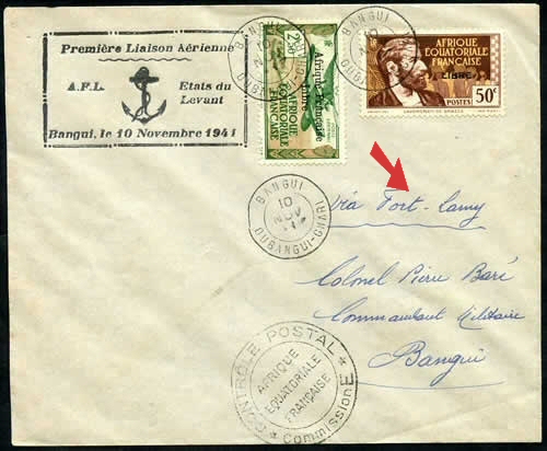 FFC AEF Levant escale de Bangui