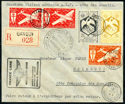 Première liaison AEF Somalie