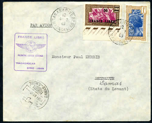 ère liaison Tananarive Damas