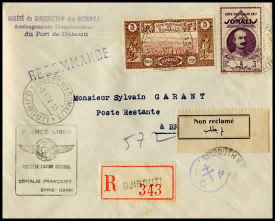 er vol Somalie Liban-Syrie