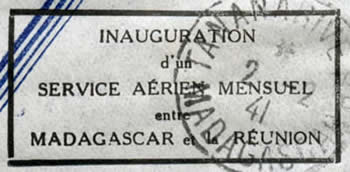 Griffe inauguration vol mensuel madagascar réunion