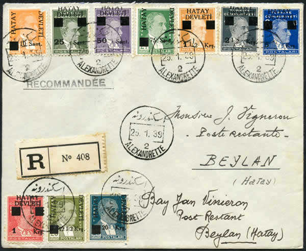 FDC 1ère série Hatay