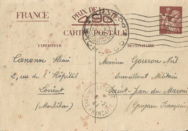 Carte Iris Interzones vers la Guyane