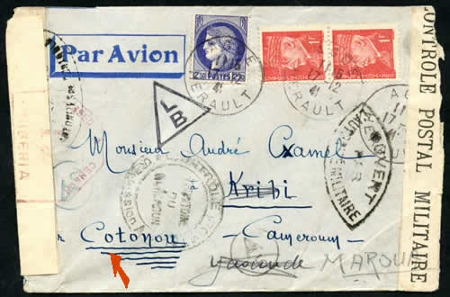 Lettre de l'hérault pour le cameroun