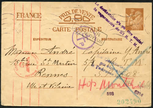 CP interzone pour un rapatrié