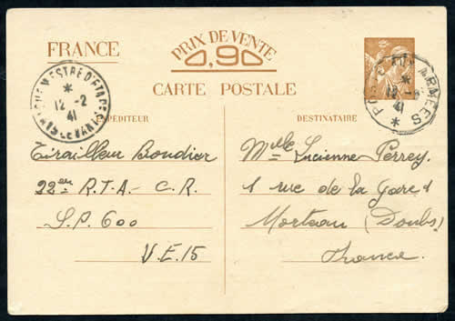 Vaguemestre d'étapes VE 15