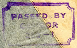 Censure britannique rectangulaire